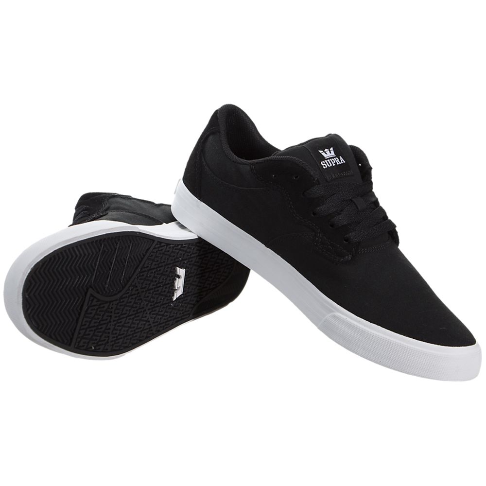 Baskets Basses Supra Axle Noir Black/White Homme | ZTK-50300433